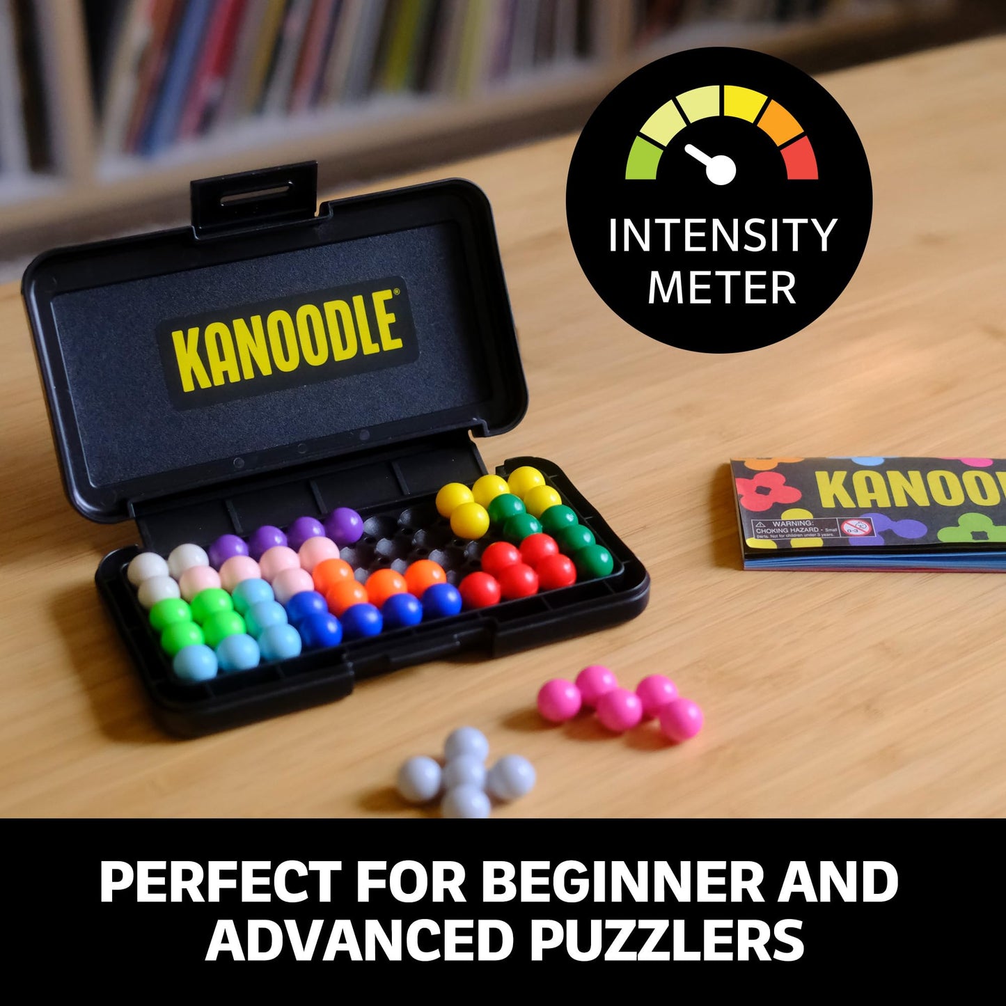Educational Insights Kanoodle - 3D Brain Teaser Puzzles for Kids, Spatial Puzzle Games for Adults, Teens and Kids, Problem Solving Toys and Logic Puzzles, Single Player Games