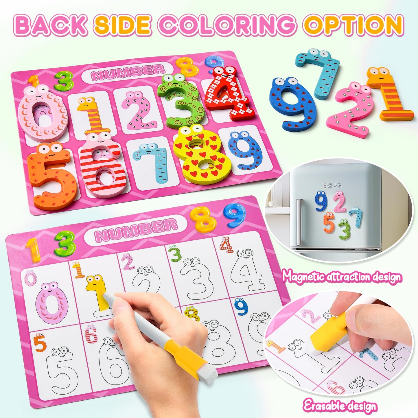Golray Sorting Toys for Toddlers with Mystery Box, Educational Sorting Games with 8 Themes and 52 Matching Pieces for Preschool & Home Learning, Speech Therapy Toys, Montessori Gift for Kids Ages 3–5
