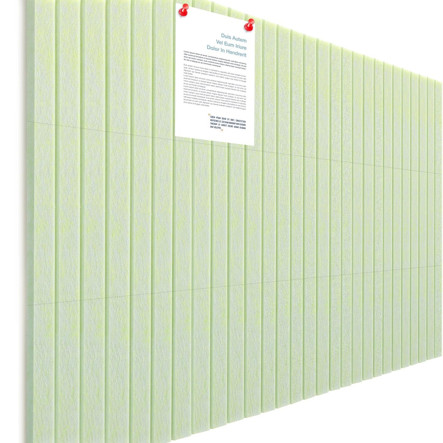 Honoson 12 Pack 48"x 36" Large Cork Board Alternative Felt Bulletin Board Wall Tiles with Safe Square Adhesive Roll Cork Tiles for Walls Home Office Classroom Back to School Pin Panels(Sage Green)