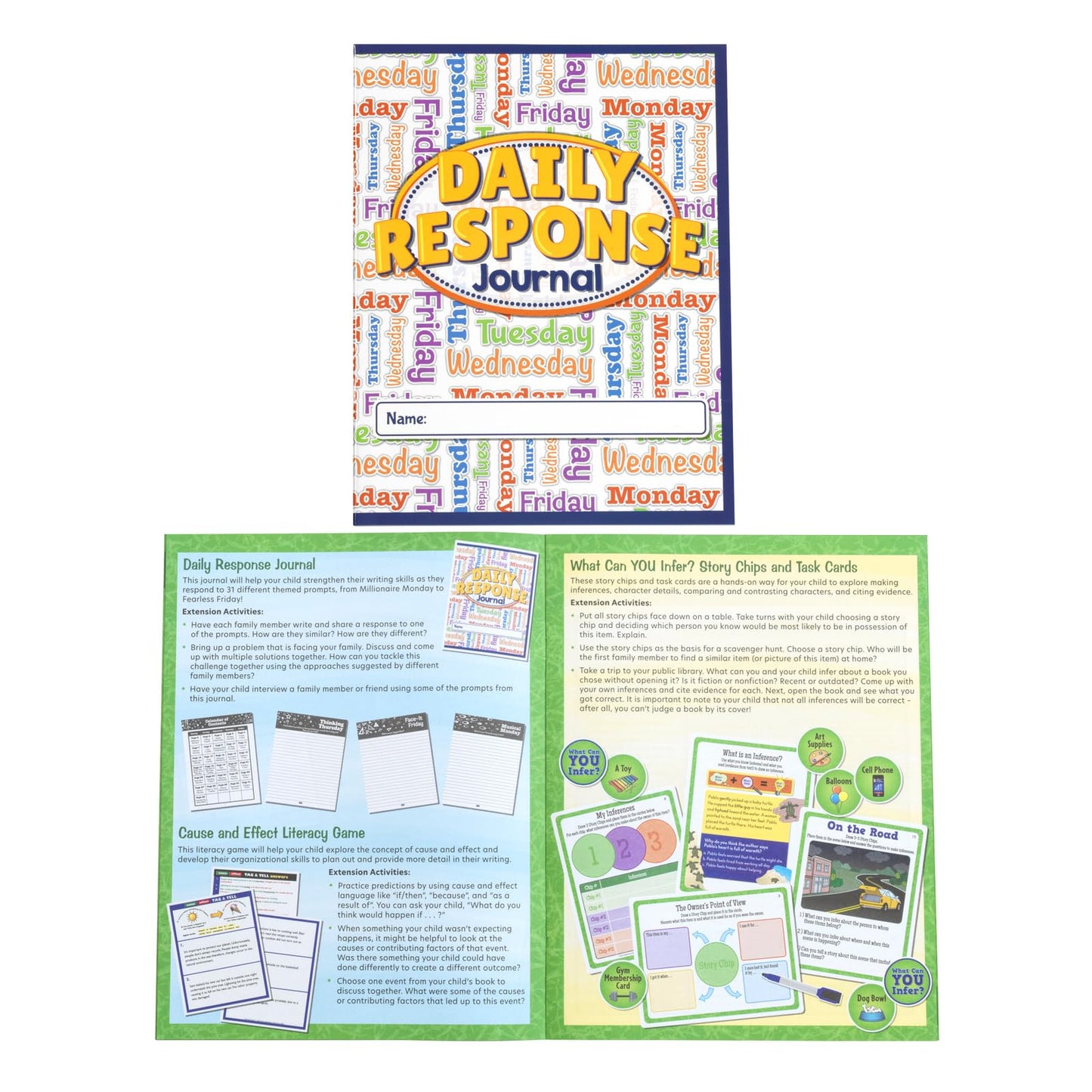 Really Good Stuff Family Engagement Reading - Read, Write and Play Pack - Fifth Grade