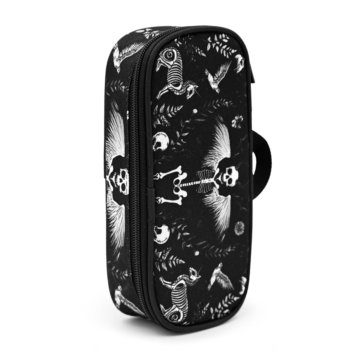 Droerfes Goth Skull Pencil Case Pencil Pouch Large Capacity Pen Bag School Office Organizer Stationery Storage Box For Girls Boys Teen Kids