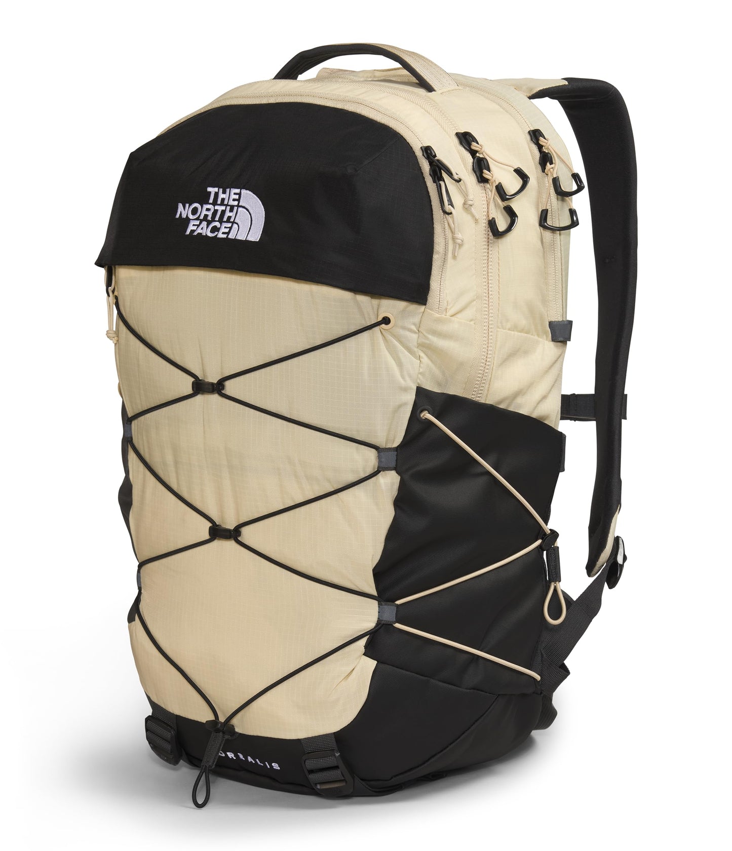 The North Face Borealis Commuter Laptop Backpack - Water Repellent, Laptop Sleeve, Large Main Compartment, Gravel/TNF Black-NPF, One Size