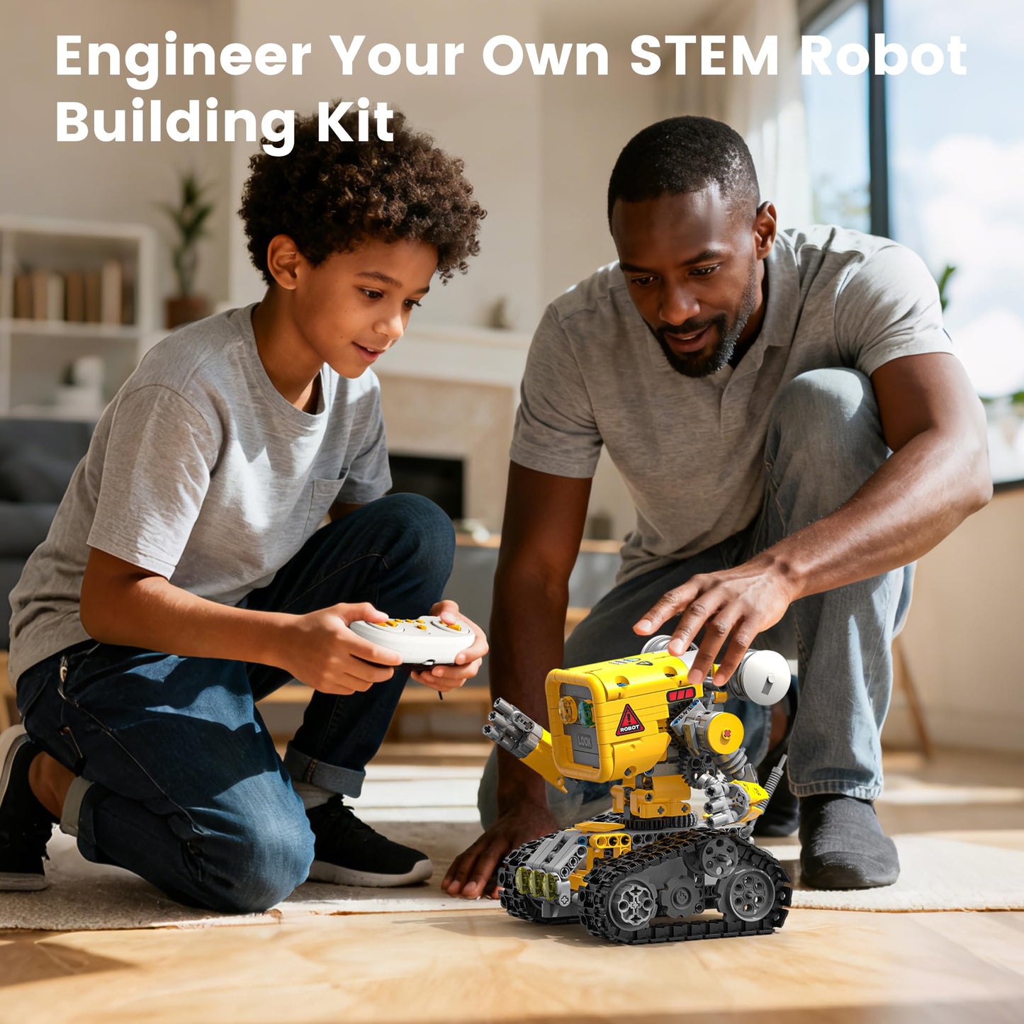 Glikid 5 in 1 STEM RC Robotics Kit, APP & Remote Control Robot Building Kit, DIY Science Kits for Kids Age 8-12, 8 Year Old Boy Birthday Gift
