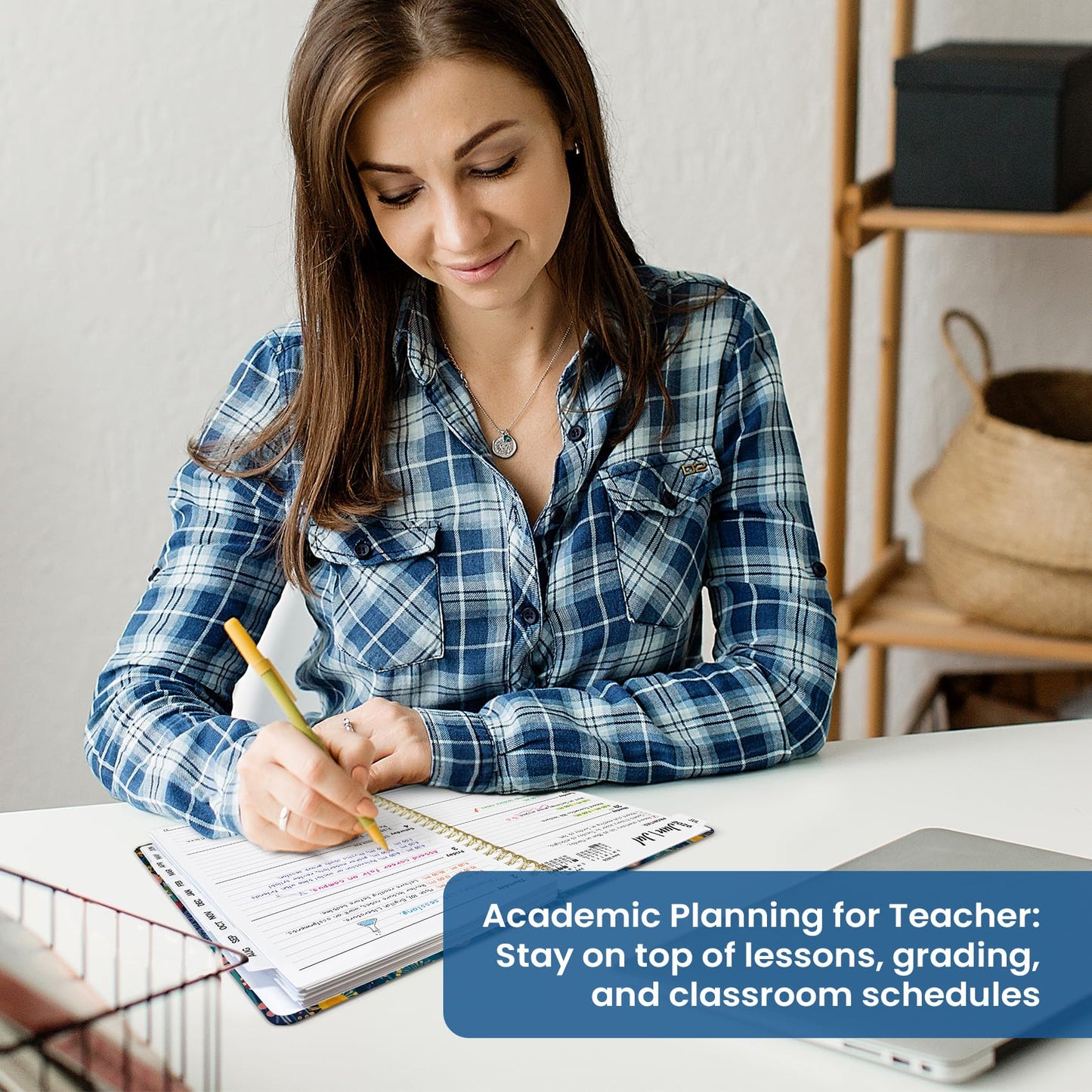 Planner 2026–2027, Weekly & Monthly Academic Organizer for School Year, Jul 2026–Jun 2027, Hardcover Planner with Tabs, Back to School Essential, 6.3" x 8.5", Forest Whimsy