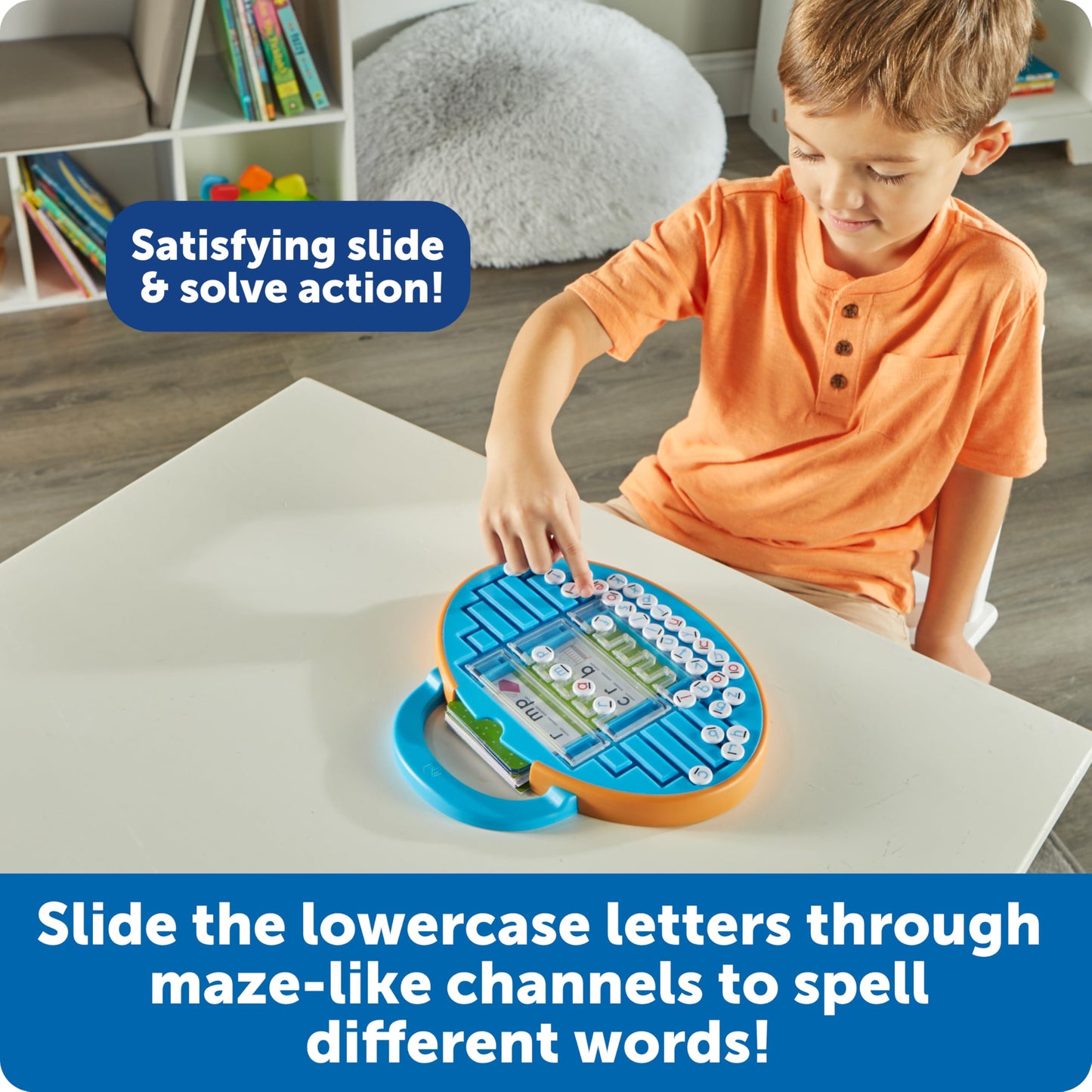 Learning Resources Skill Builders Spelling Maze, Learn to Read, Alphabet Flash Cards, Word Sequence Board Game, Classroom Must Haves, Kids Toys, Birthday Gift