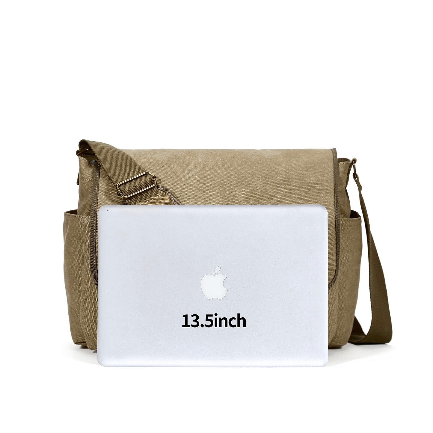 Sechunk Canvas Large Messenger Bag Shoulder bag Cross body bag Crossbody Bag