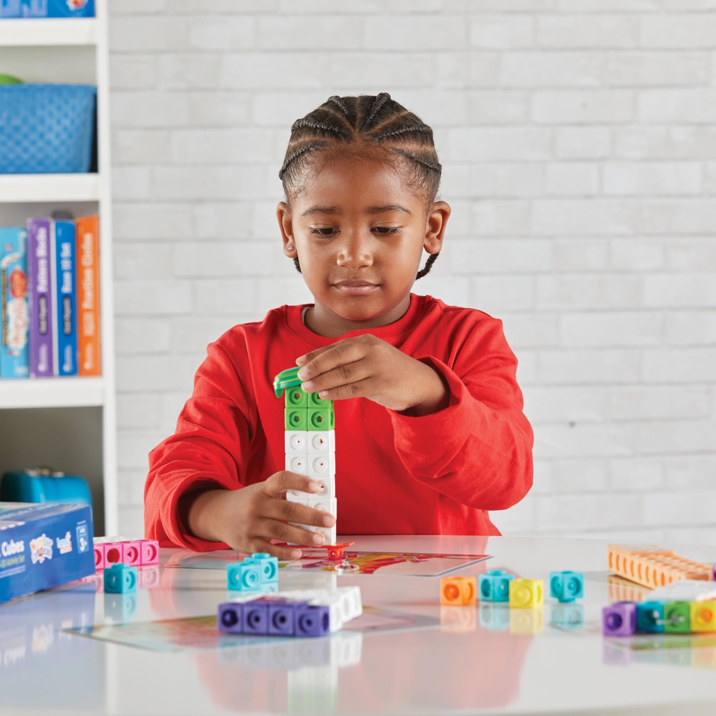 hand2mind MathLink Cubes Numberblocks 11-20 Activity Set, 30 Preschool Learning Activities, Counting Blocks, Linking Cubes, Educational Toys for Kids, Number Games, Math Manipulatives Kindergarten