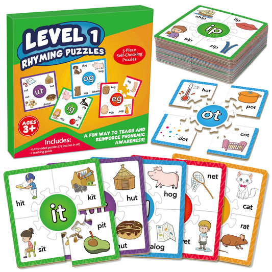 Edulok Phonics Puzzle Games, Spelling Games, Phonics Flash Cards, Sight Word Flash Cards for Toddlers, Learning Educational Toys, Kids Preschool Learning Activities, Homeschool Supplies, Learn to Read