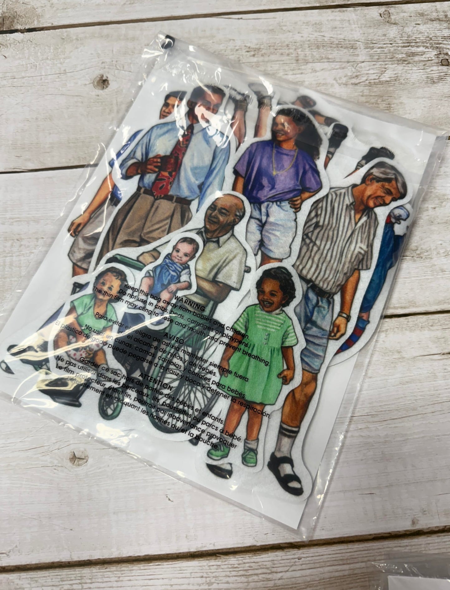 Story Time Felts Set of 4 Families 27 Multicultural Diverse Felt Figures for Flannel Board- Precut