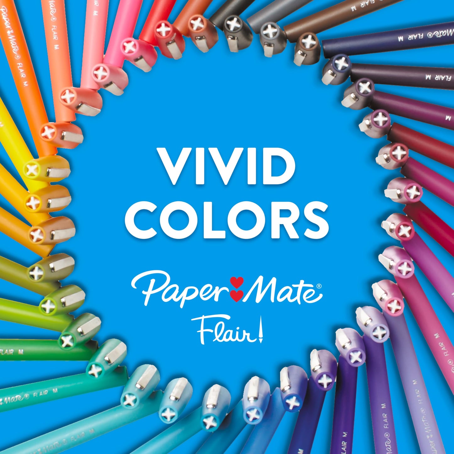 Paper Mate Flair Felt Tip Pens Ultimate Pack, Features 5 Different Types of Pens, 60 Count - Creative Fun, Classroom Essentials, Teacher Supplies, Arts & Crafts