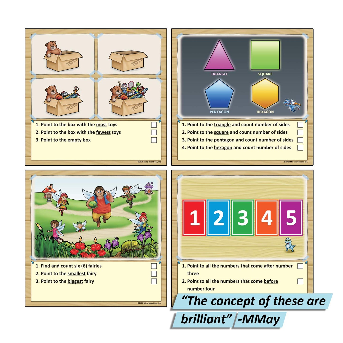 Gifted and Talented Flashcards (Wipe Clean) - Essential Verbal Concepts and Vocabulary; for Pre-K - Kindergarten; 90 flashcards with Over 200 Questions, Stickers, Fun Activities, Games, Pen Included