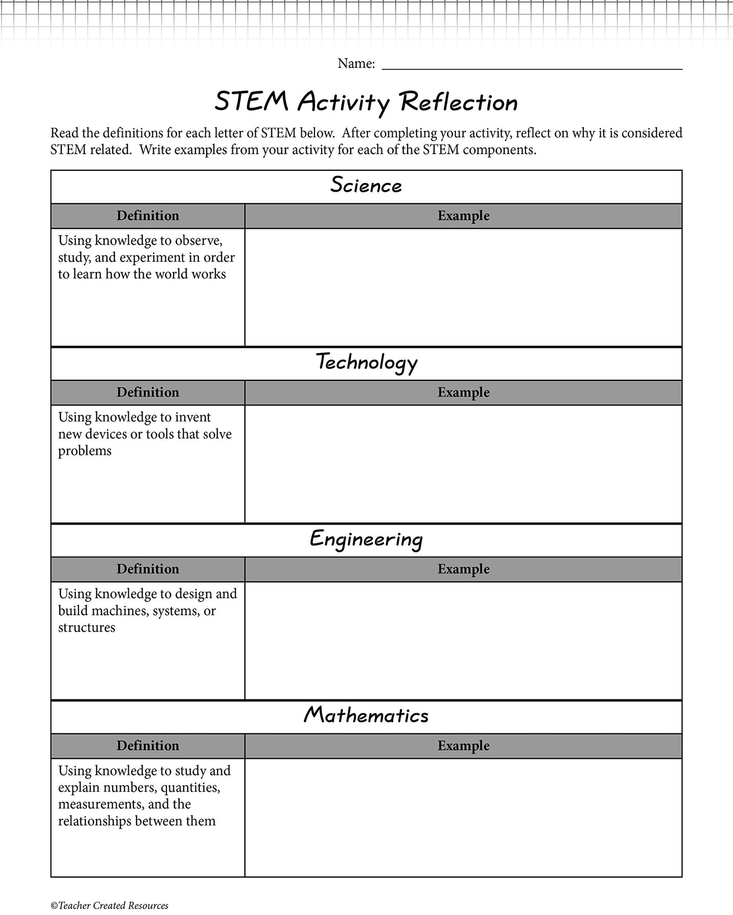 Teacher Created Resources STEM Starters: Hydraulics