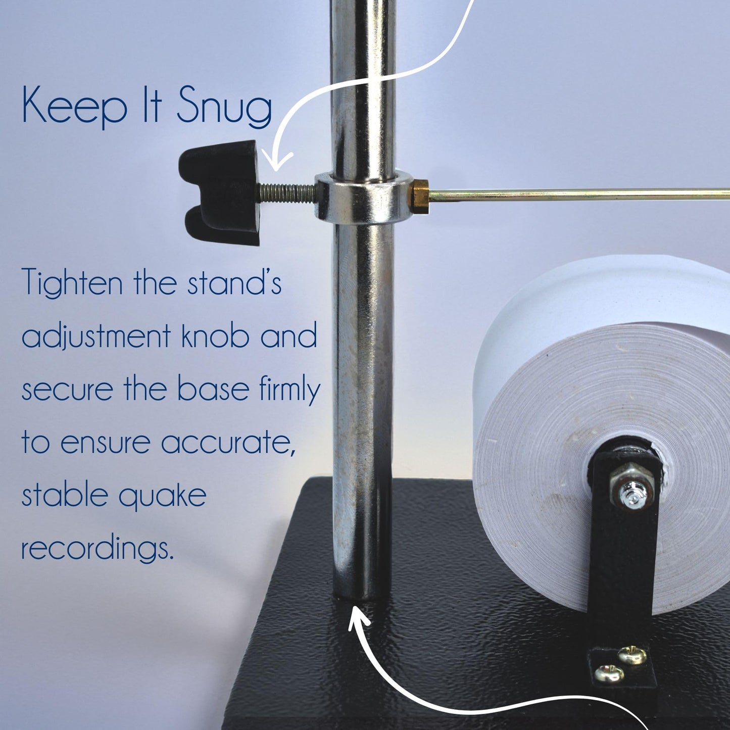 Eisco - Seismograph Model for Earthquake Wave Demonstrations - Hands-On Geological and Mathematical Teaching Aid