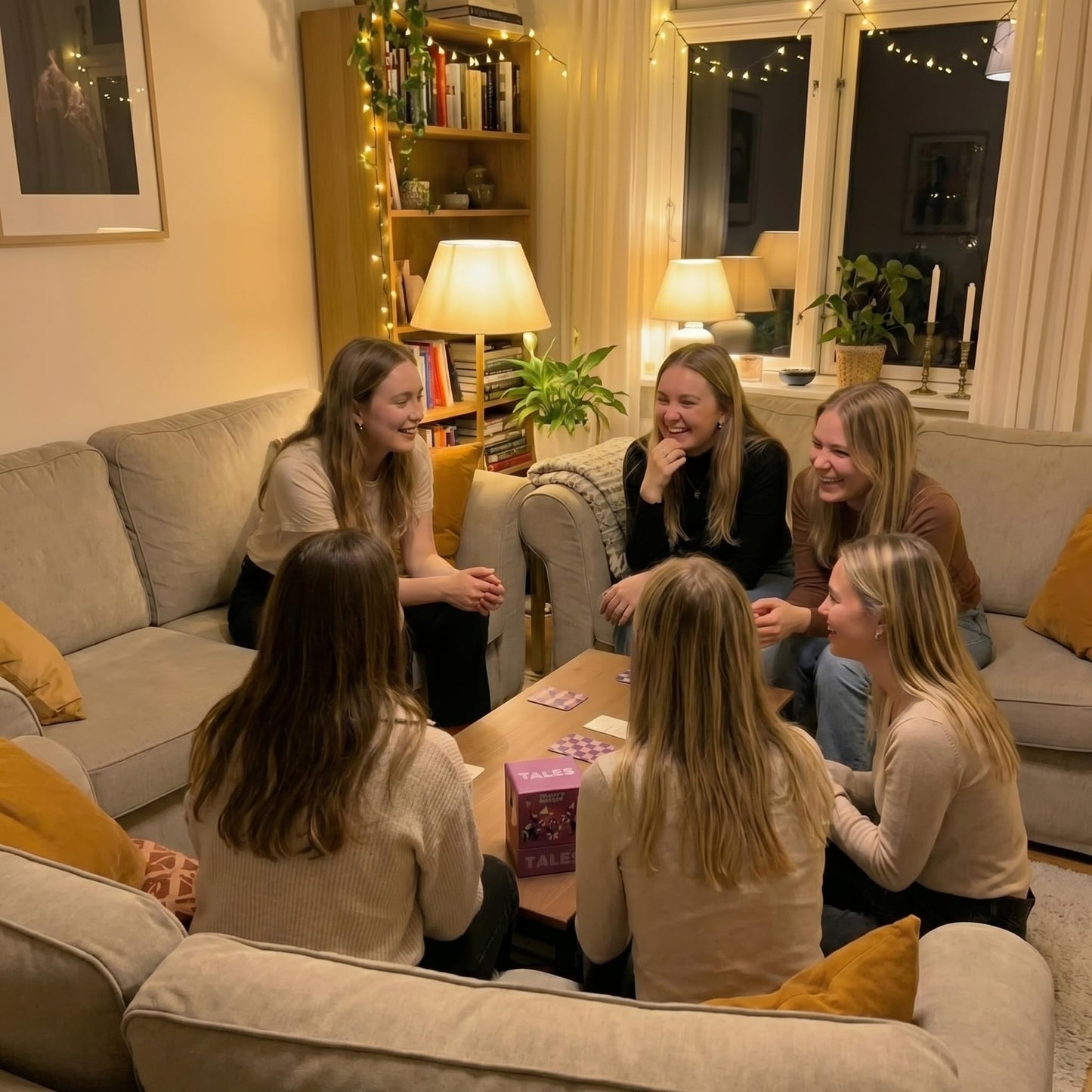 TALES 150 Conversation Cards, Friends Edition, Fun Friend Games for Adults, Teens, Kids, Perfect for Parties, Game Nights, Gifts & Gatherings, Conversations with Friends, Meaningful Connections