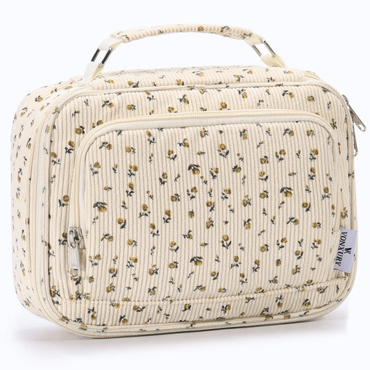 Large Pen Pencil Case,VONXURY High Capacity Art Colored Pencil Pouch Portable Stationery Organizer With 2 Detachable Layers 54 Slots Multiple Zipper Pockets for School Office College