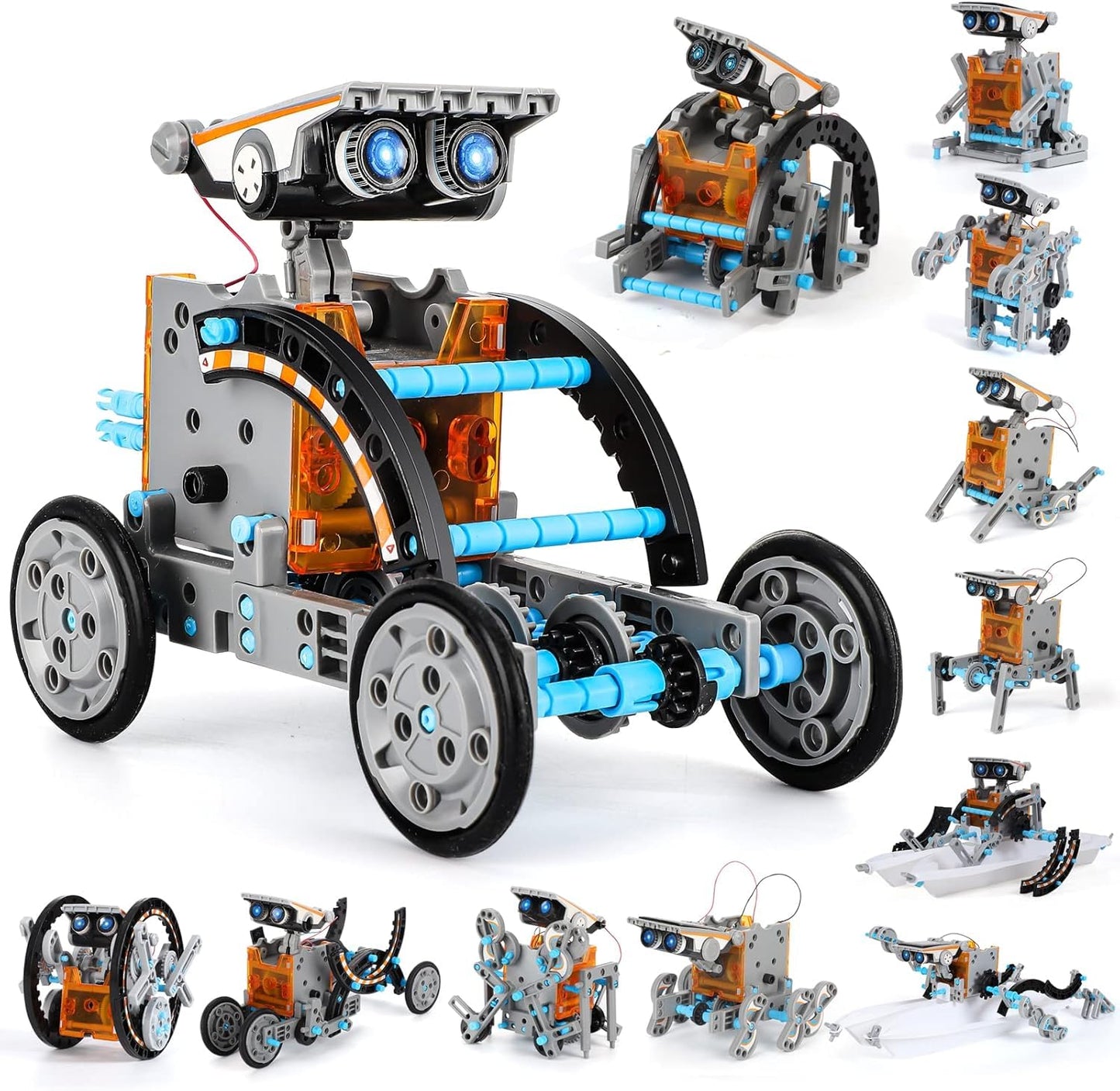 Lucky Doug Solar Power Robot Building Kits Toys for Boys Girls Ages 8-13, STEM Kit Gifts for Kids 8 9 10 11 12 13 Years, DIY Educational Science Building Robotic Set Gifts for Teenagers