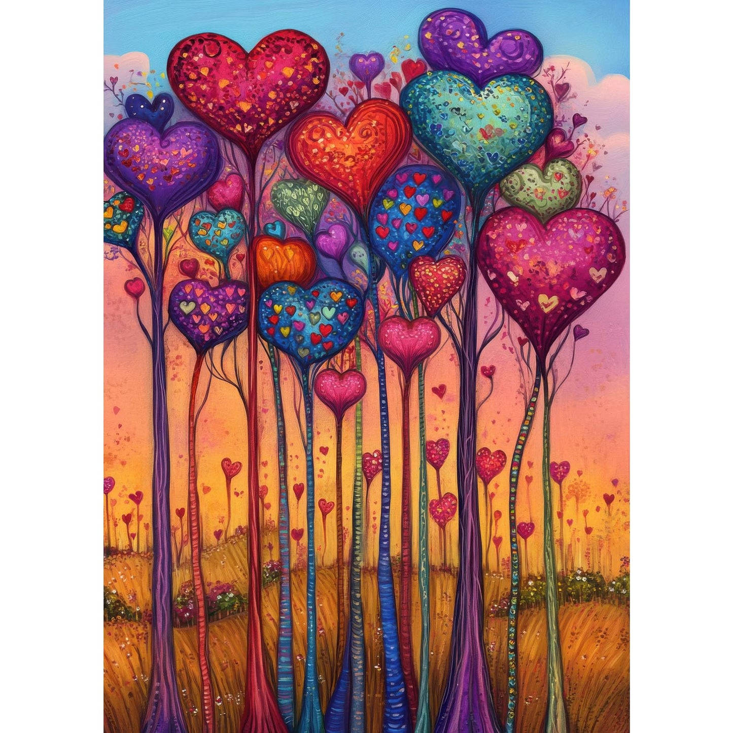 TangMosaic Tree of Love Jigsaw Puzzle, 1000 Piece Puzzle for Adults, Impossible Hard Difficult Challenging Puzzles for Adults 1000 Pieces, Home Decoration Puzzle, Interlock Perfectly No Dust