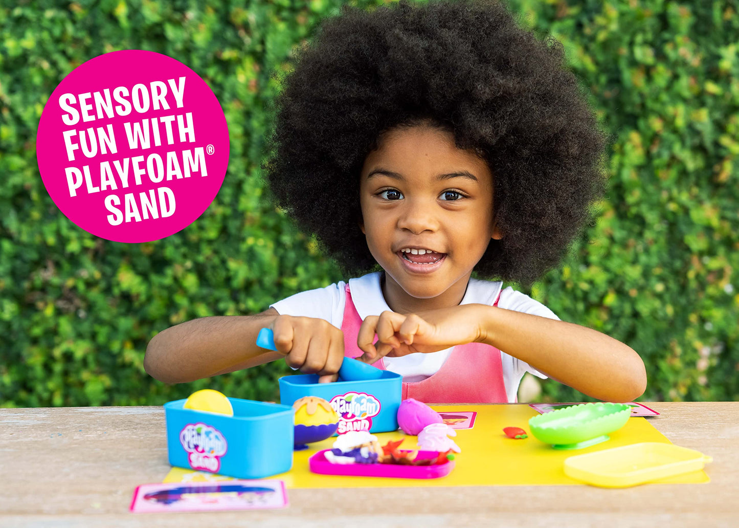 Educational Insights Playfoam Sand Ice Cream Sundae Set - Preschool Sensory Toys for Kids 3-5, Pretend Play Toddler Toys, Non Toxic Play Sand Kit, Sensory Table Activities for Kids