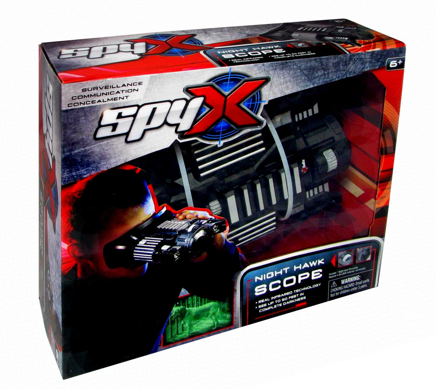 SpyX Night Hawk Scope - Real Infrared Night Vision Lets You See up 50 ft. in Total Darkness. Perfect Addition for Your spy Gear Collection, or Your Next Outdoor Excursion!