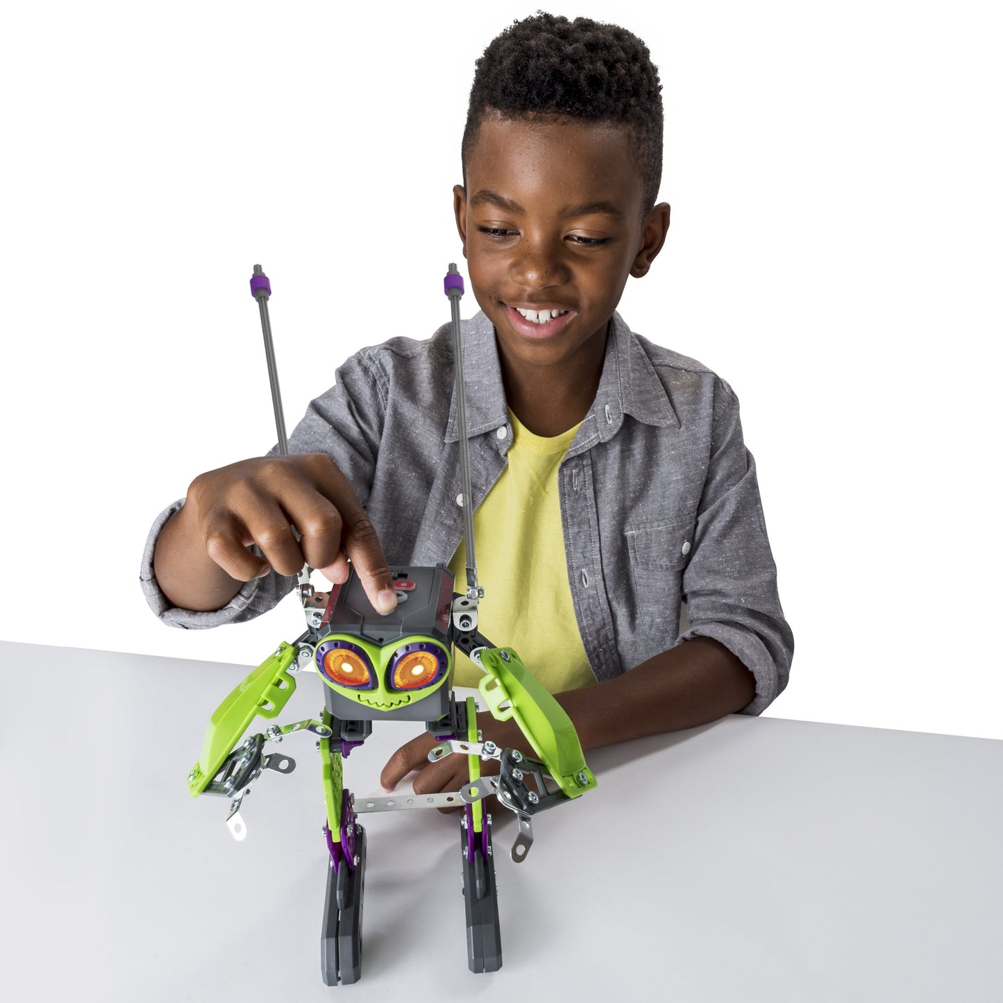 Meccano-Erector - Micronoid - Green Switch, Programmable Robot Building Kit