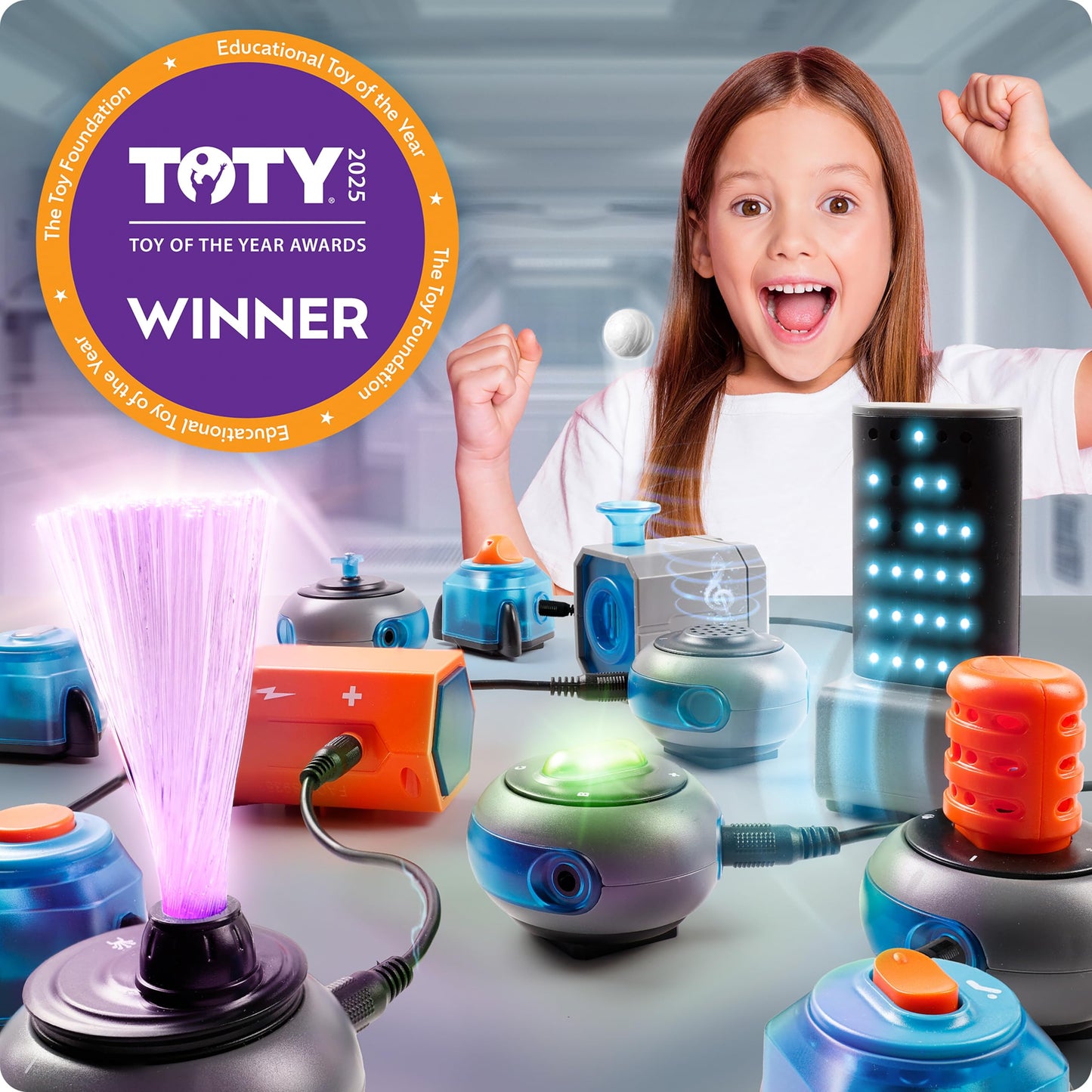 National Geographic Circuit Maker Kit - Electronics Kit for Kids with 120 Electrical Projects, Electric Circuit STEM Toy, Electronic Projects, Electrical Kit for Kids, Electricity Set