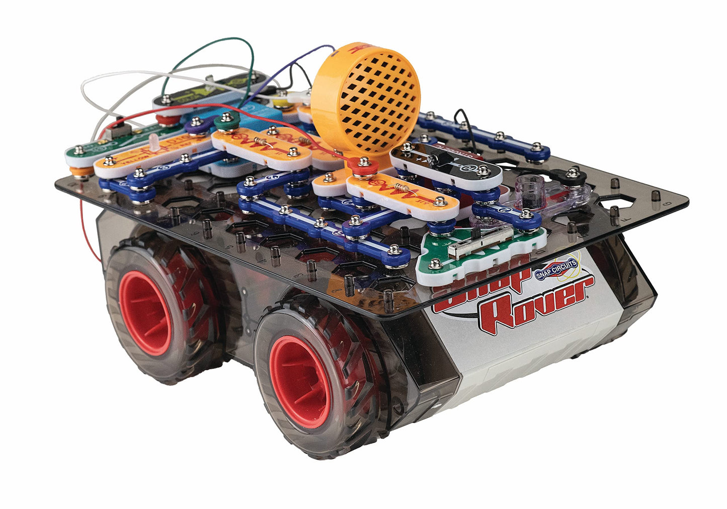 Snap Circuits Code Journey, Build Your Circuit, Code Your Commands, and Drive, Bluetooth Controlled, STEM Building Toy for Ages 8 to 108