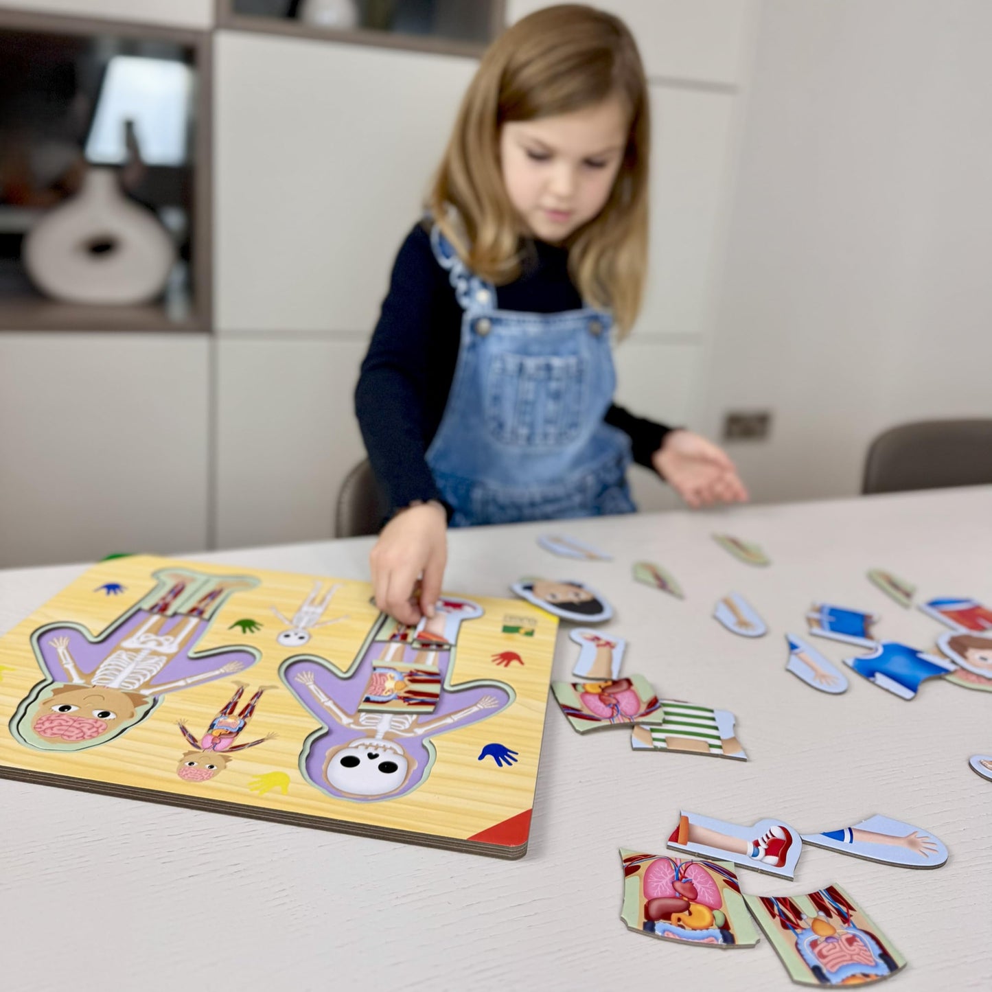 The Learning Journey: Lift & Learn Inside of Me – Human Body Layered 28 piece Jigsaw Puzzles- Montessori School - Learning Educational Toy for Baby - Kids Ages 3 and Up Non-Toxic & BPA Free