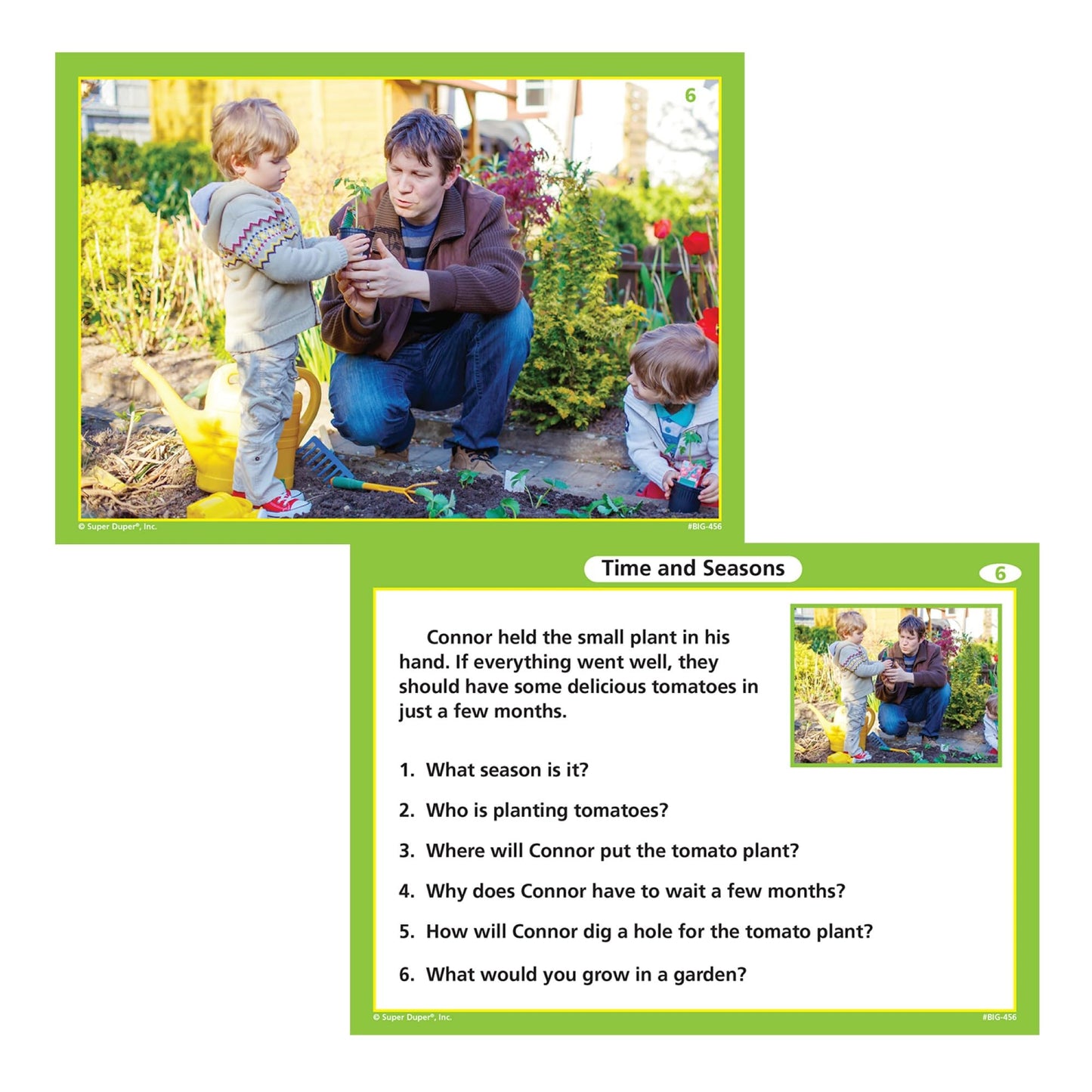 Super Duper Publications | Inferencing Big Photo Set 2 Flash Cards | Problem Solving, Reasoning and Critical Thinking Skills Fun Deck | Educational Learning Materials for Children