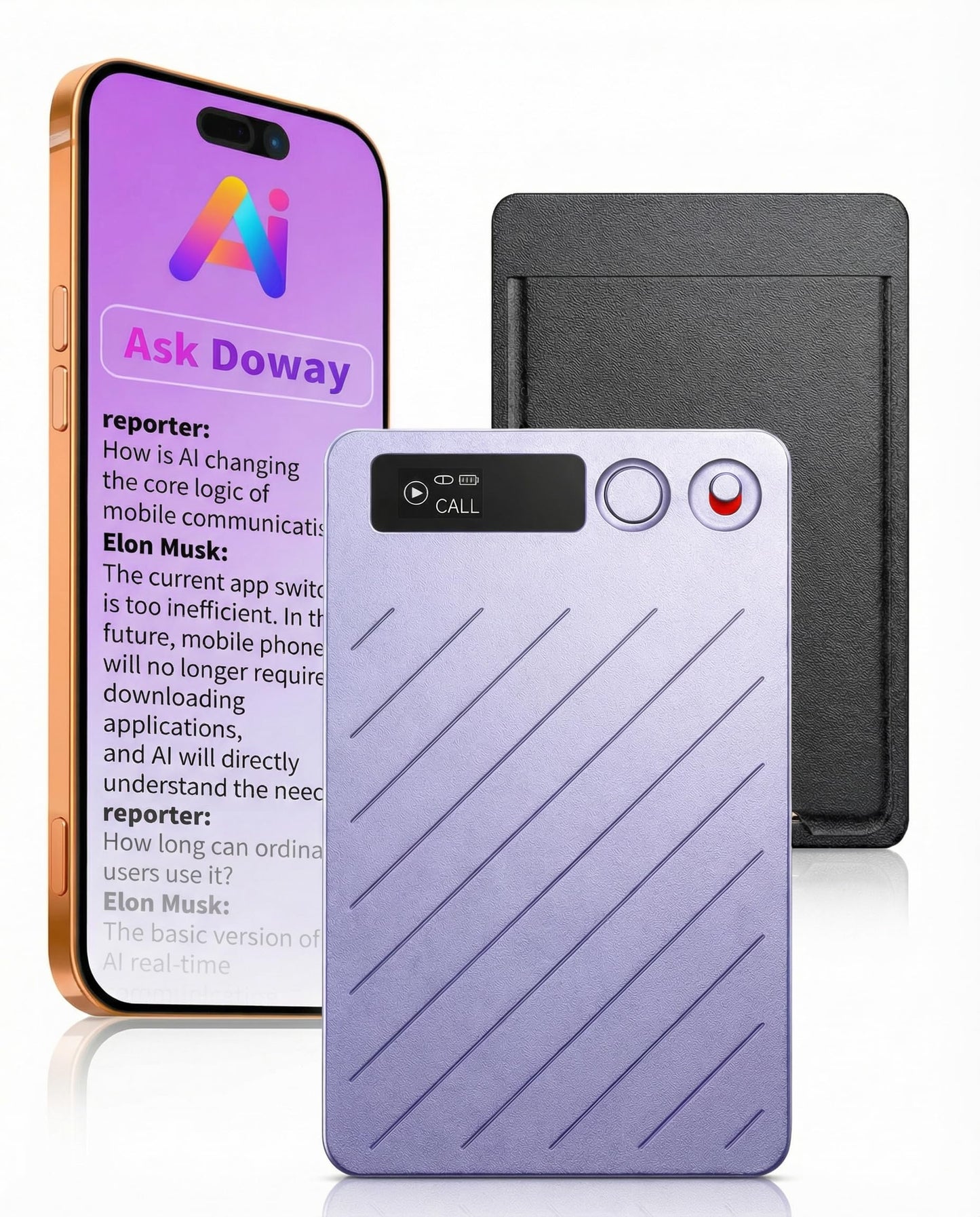 GPT-5 AI Voice Recorder, 64GB Digital Audio Recorder with 152-Language Transcription, Dual Noise-Cancelling Mics, Automatic Summaries & App Control for Lectures, Meetings, Interviews