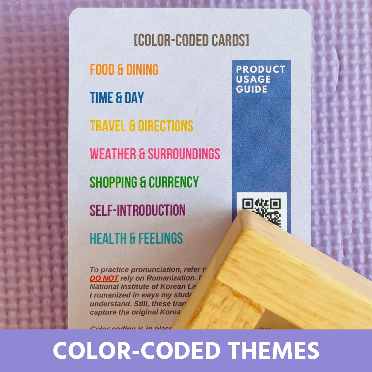 Learn Korean with COREALL Survival Korean Travel Expressions - Flash Cards & Digital Book