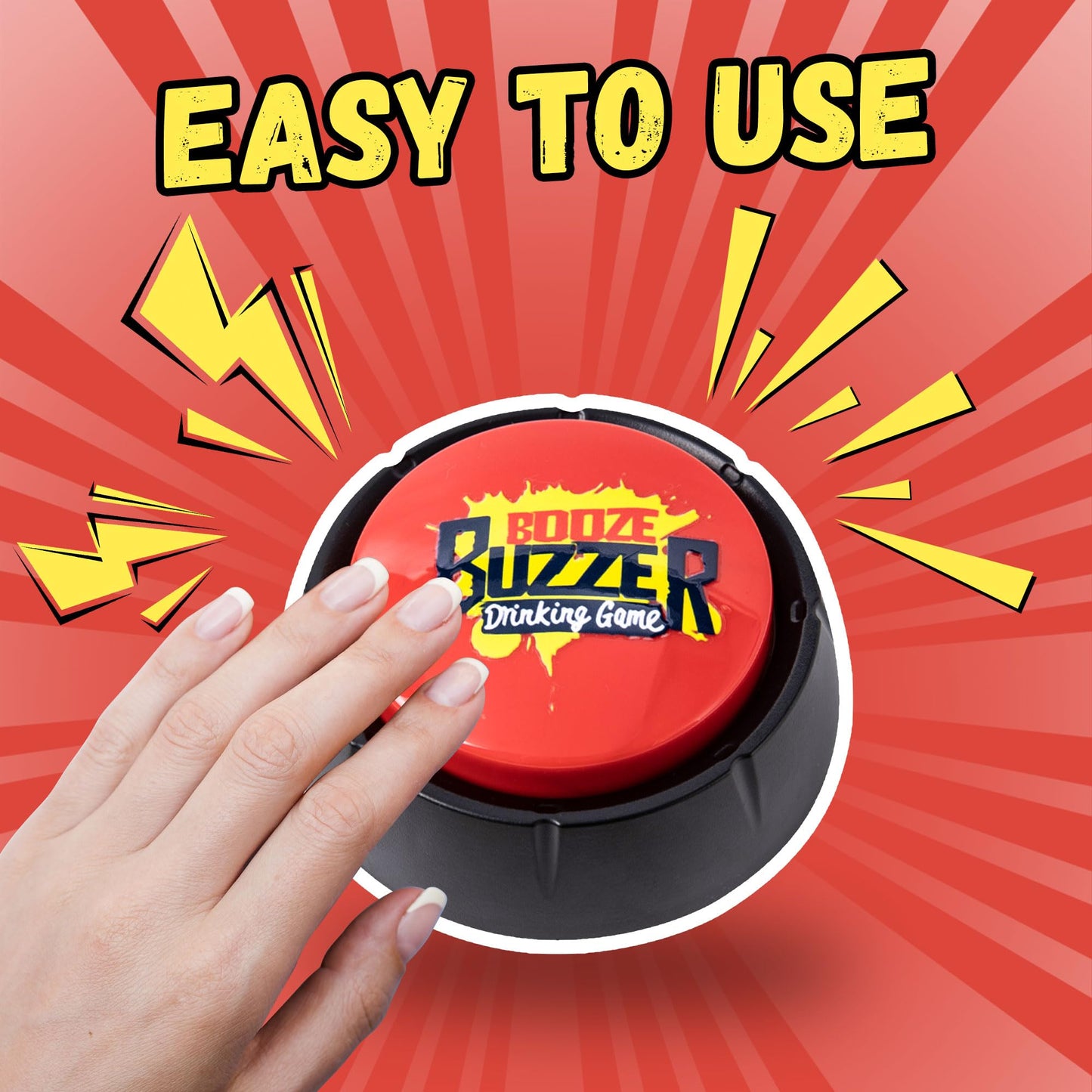 Loudmore Drinking Games for Adults Funny Party Interactive Game Button for Game Night Party Friends Play or Any Occasion 21st Birthday Gift & Party Starter