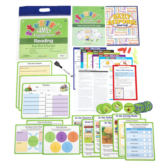 Really Good Stuff Family Engagement Reading - Read, Write and Play Pack - Fifth Grade