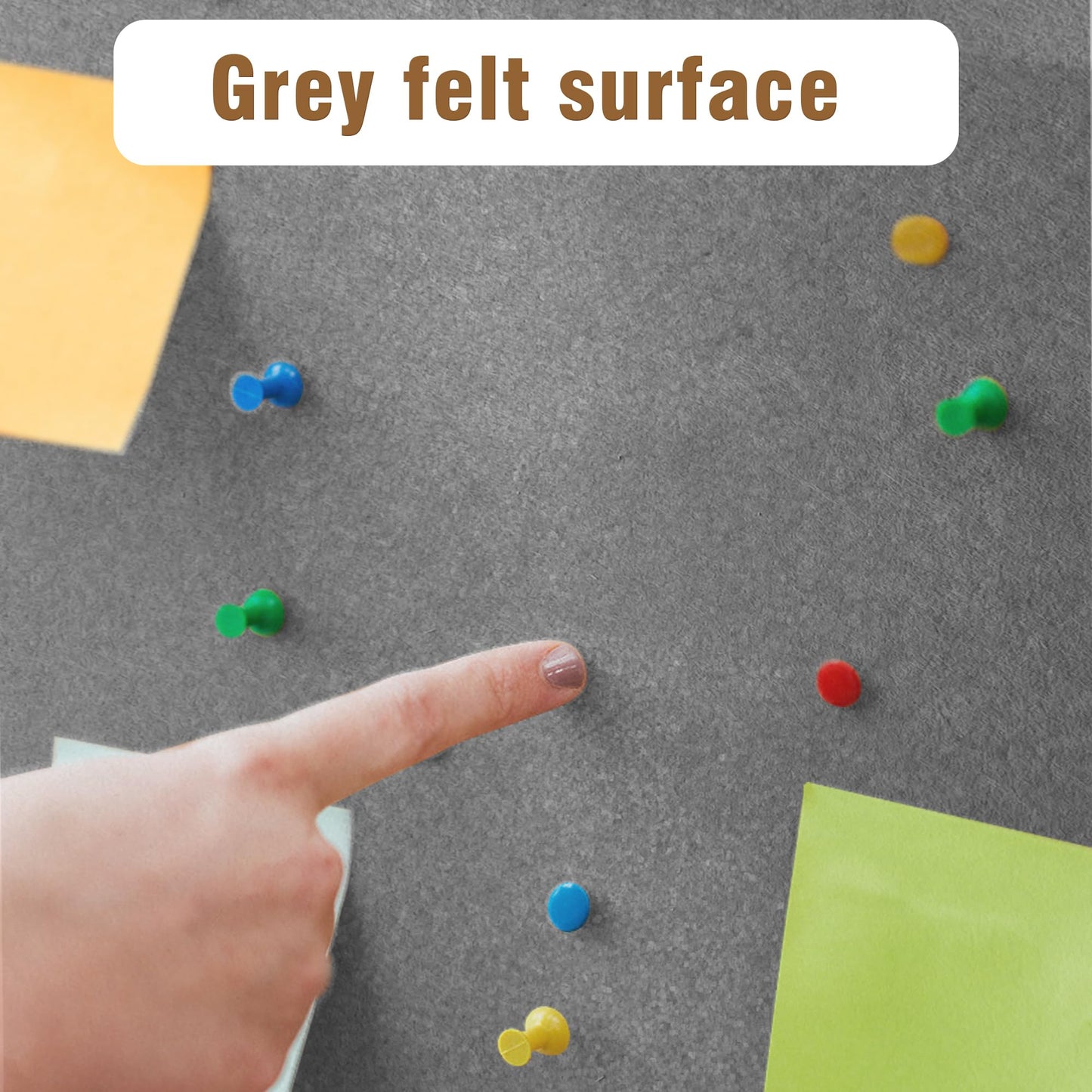 Mifuro 48"x34" Enclosed Bulletin Board, Outdoor Lockable Weather-Resistant Aluminum Cork Noticeboard for School & Office, Black Frame w/Grey Flet