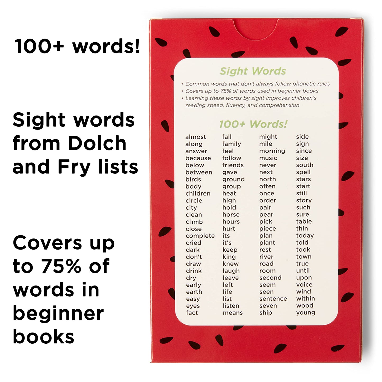 Award-Winning 2nd Grade Sight Words Flash Cards – 100+ Dolch & Fry High-Frequency Words – Build Vocabulary & Reading Fluency – Ages 6–9