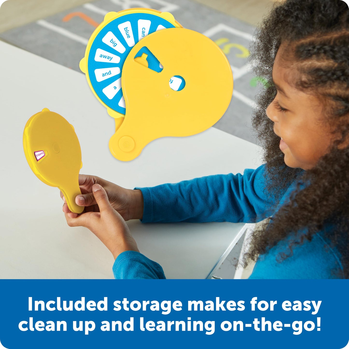 Learning Resources Skill Builders Sight Words Quiz Wheel, Reading Games, Sight Words Flash Cards Kindergarten, Learning Activities, Ages 5 and Up, 16 Pieces