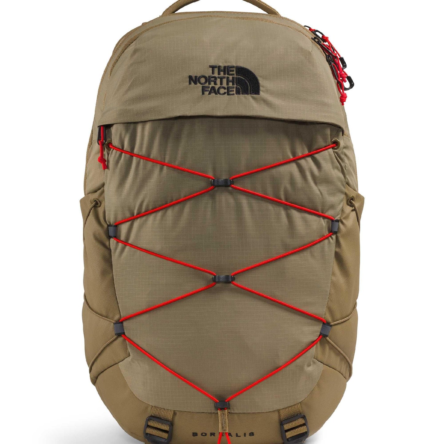 The North Face Borealis Commuter Laptop Backpack - Water Repellent, Laptop Sleeve, Large Main Compartment, Cedar/Lava Red, One Size