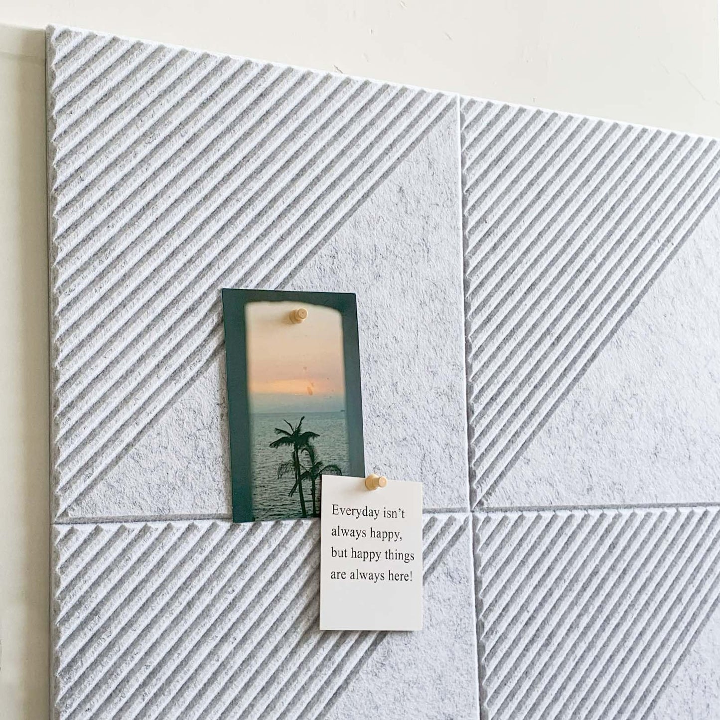 Large Cork Board for Walls 48"x 36", 12 Pack Felt Wall Tiles with Safe Removable Adhesive Tabs, Cork Board for Office,Pinboard Bulletin Board - Grey