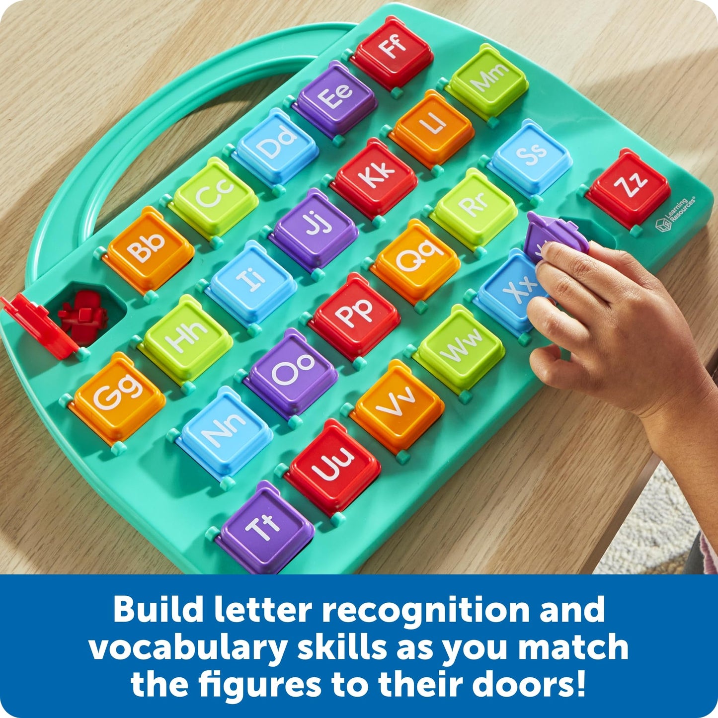 Learning Resources Lift-a-Letter Alphabet Board - Alphabet Learning Toys for Toddlers, Toddler Educational Toys for Phonics and Fine Motor Skills, Letter Recognition and Language Development ABC Toy