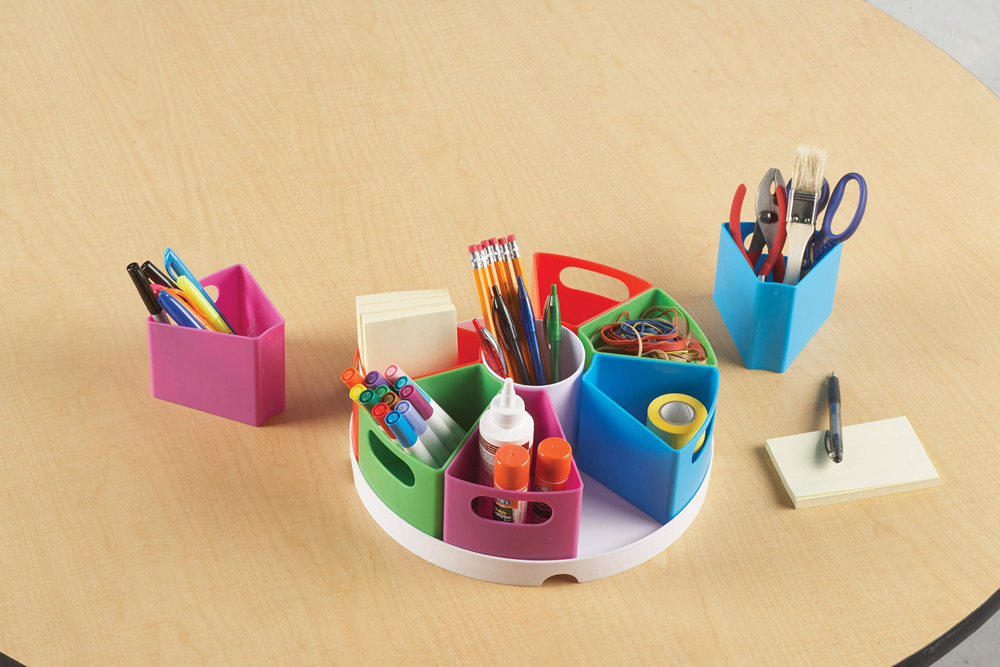 Learning Resources Create a Space Storage Center - Toy Desk Organizer, Classroom Workspace Must Haves, Homeschool Organization, Arts & Crafts , Caddy, Office & Teacher Supplies