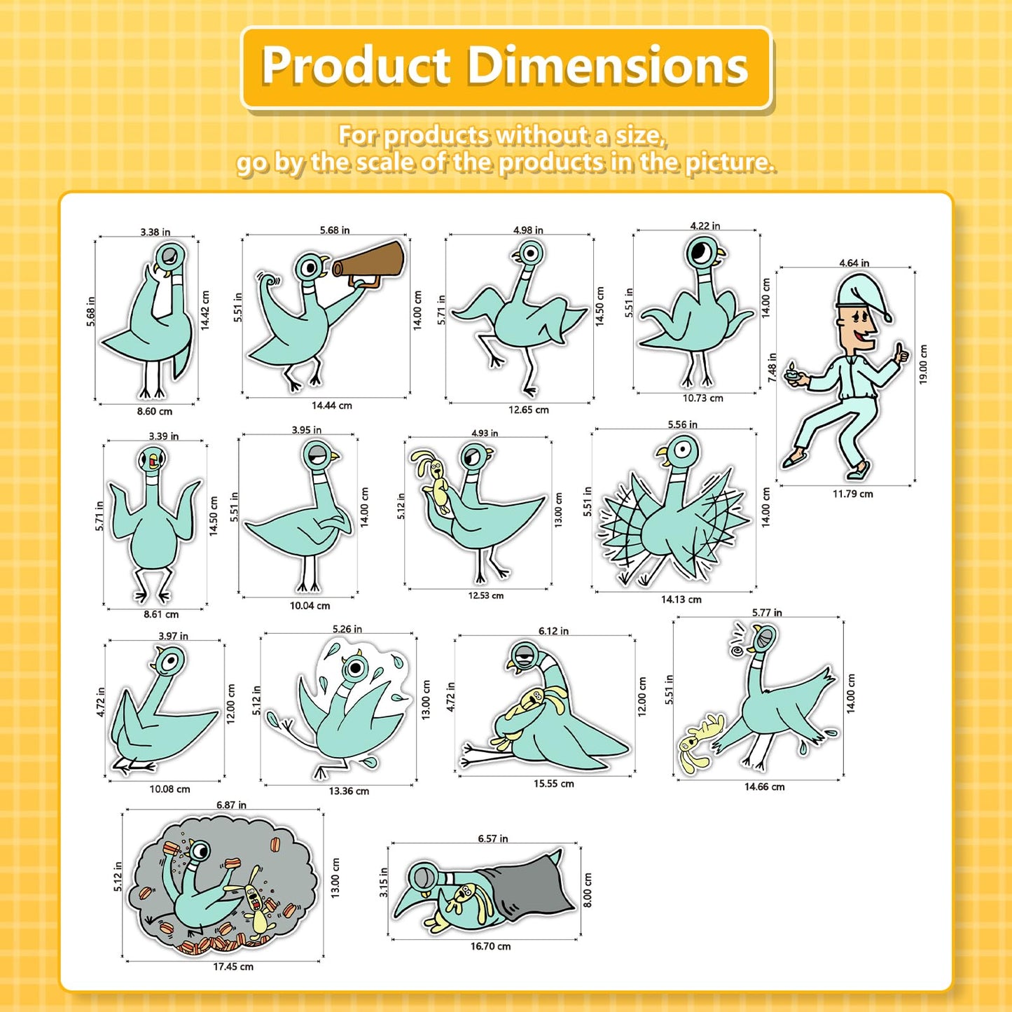 Ai fsem Don't Let The Pigeon Stay Up Late Felt Story Board Pieces Felt Board for Classroom Storytelling Toys Felt Wall Activities Play Set