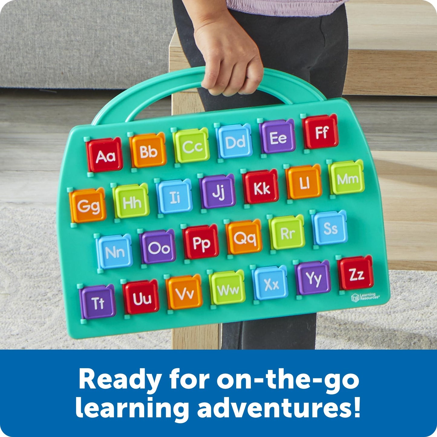 Learning Resources Lift-a-Letter Alphabet Board - Alphabet Learning Toys for Toddlers, Toddler Educational Toys for Phonics and Fine Motor Skills, Letter Recognition and Language Development ABC Toy