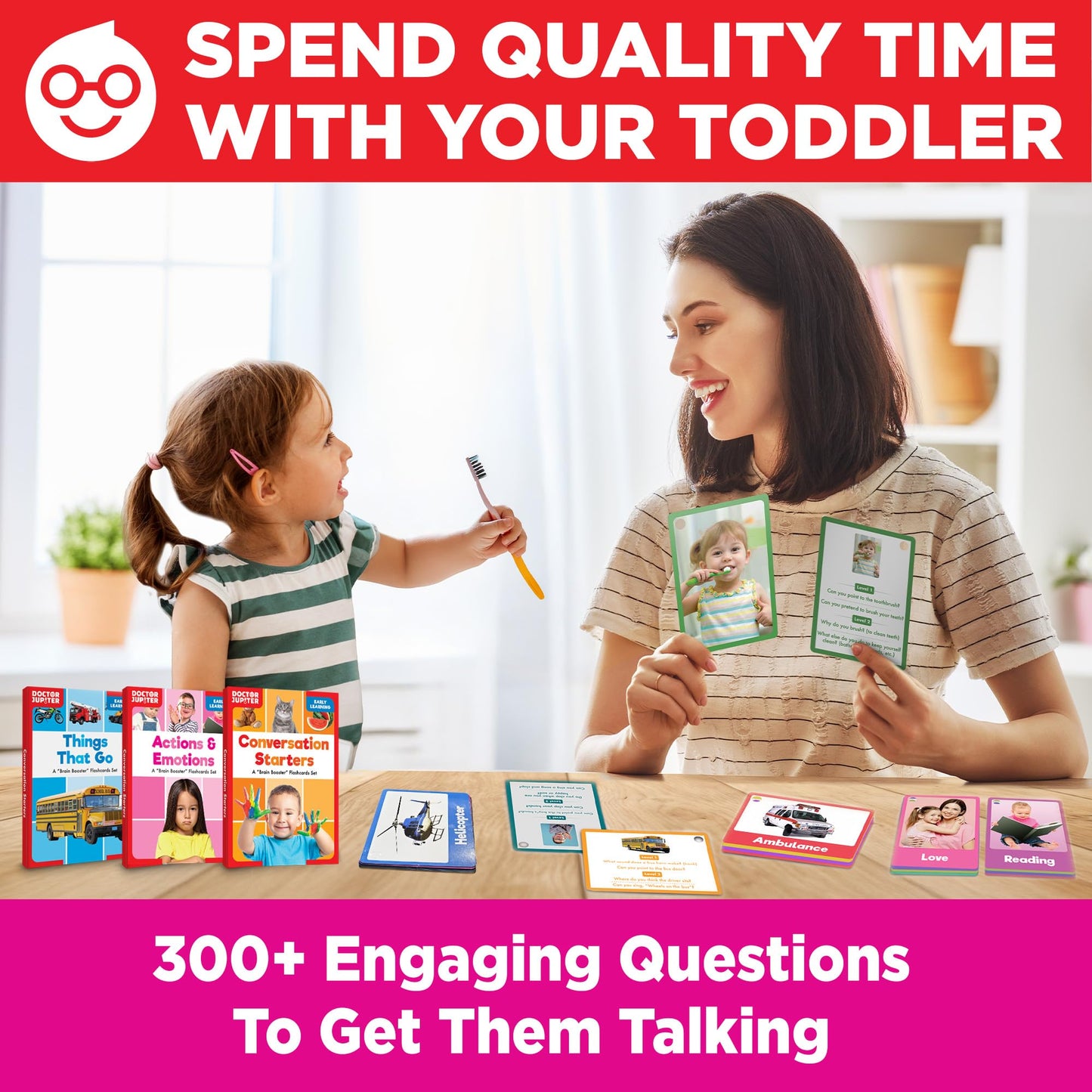 Doctor Jupiter My Big Box of Learning | Toys for Toddlers Ages 1-2-3 | Toddler Learning & Educational Activities for 1+ Year Old Girls | Gift Ideas for Birthdays