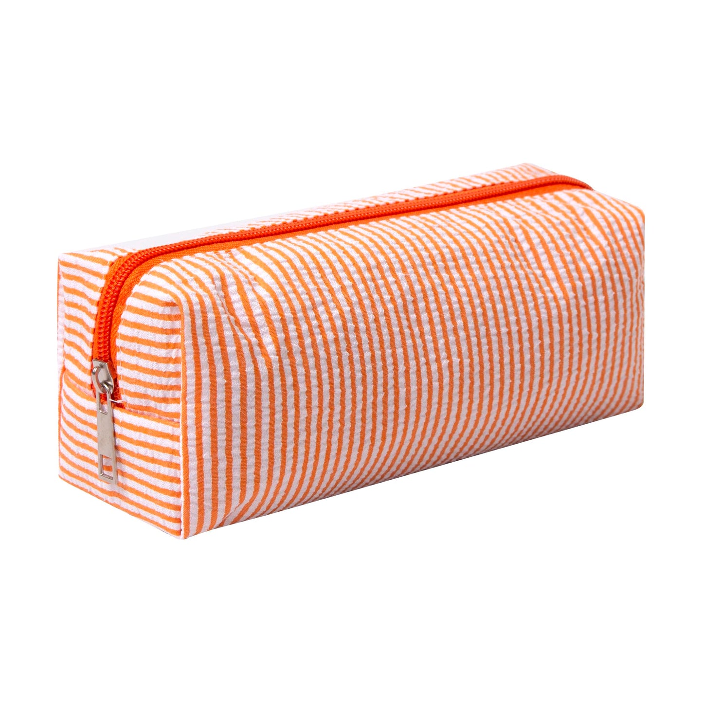 OZAOZ Cute Pencil Case Capacity Pencil Pouch Aesthetic Pen Bag Office Stationery Organizer Simple Sturdy Multifunctional Cosmetic Pouch (orange)