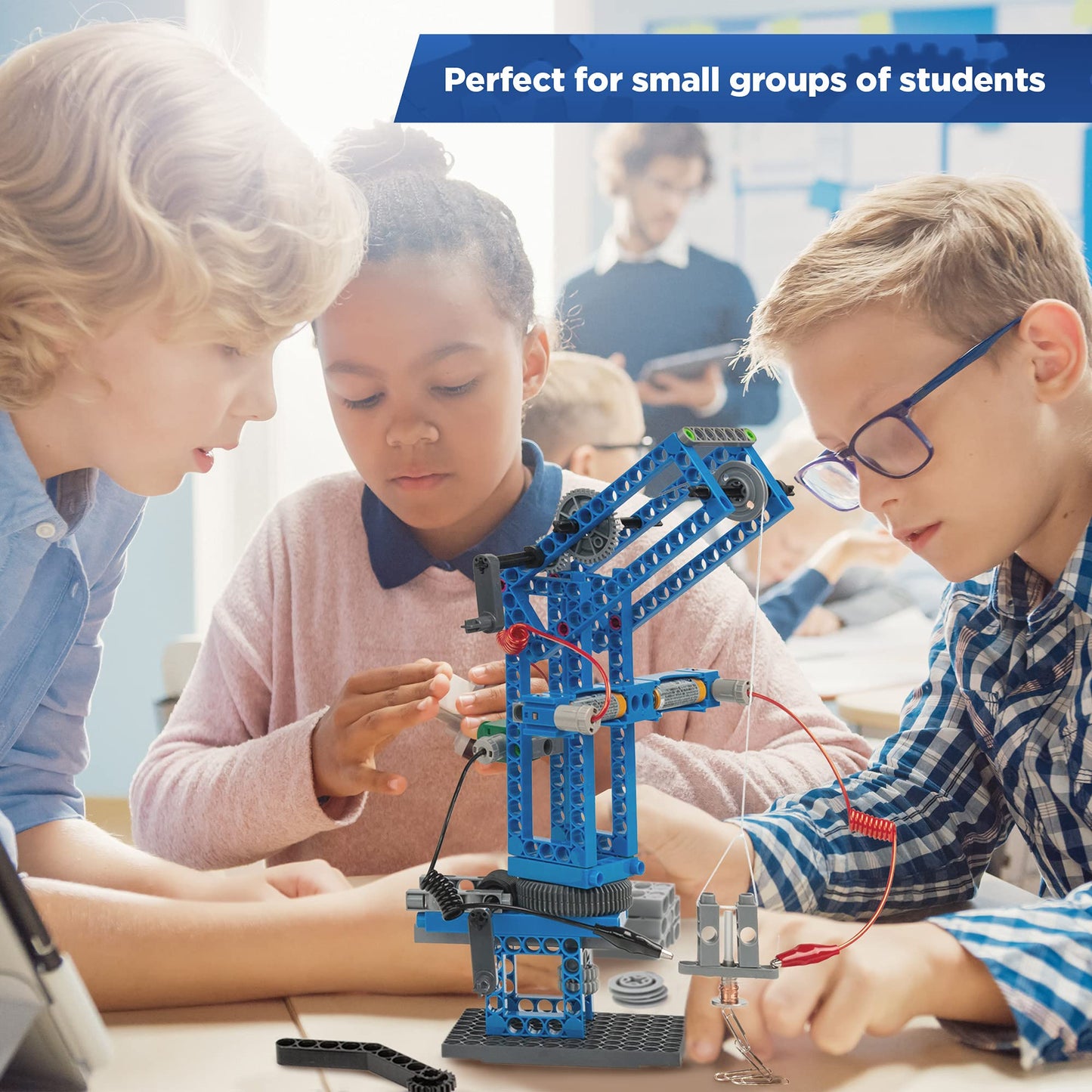 Thames & Kosmos Forces & Interactions: Middle School Classroom Kit | NGSS-Aligned for Physics & Engineering Classes| Teacher Guide & Lesson Plans | Durable, Timed for Classroom Use, Includes Storage