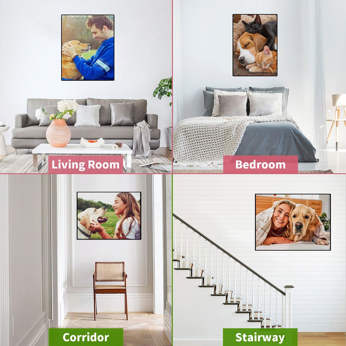Custom Puzzle 35/70/100/120/300/500/1000/1500/2000 Piece for Adults, Custom Puzzles from Photos, Personalized Puzzle for Mother Father Family Birthday Wedding Anniversary Customized Gift