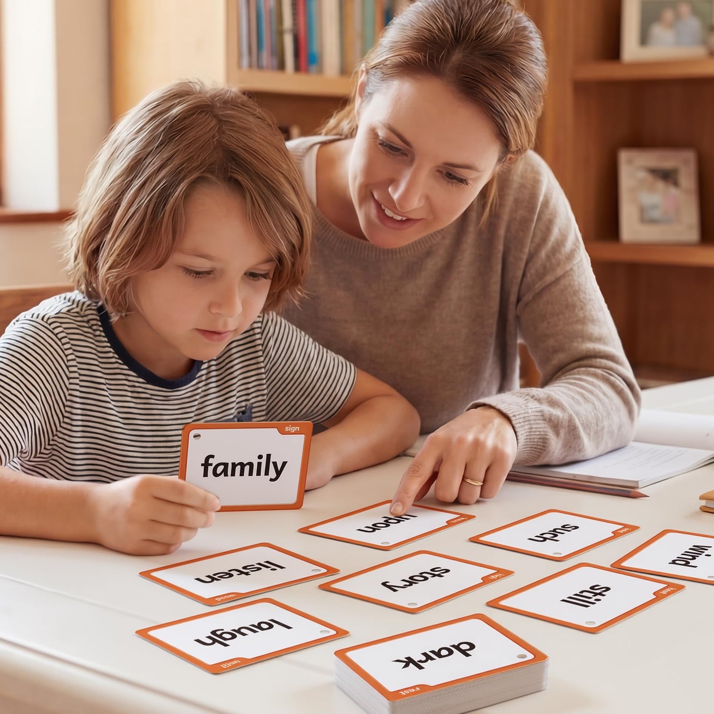 Torlam Sight Words Flash Cards for Kids 2nd Grade,Learn to Read Digraphs CVC Blends Long Vowel Sounds Spelling Reading Phonics Games for 7-8 Years, Site Words Classroom Homeschool