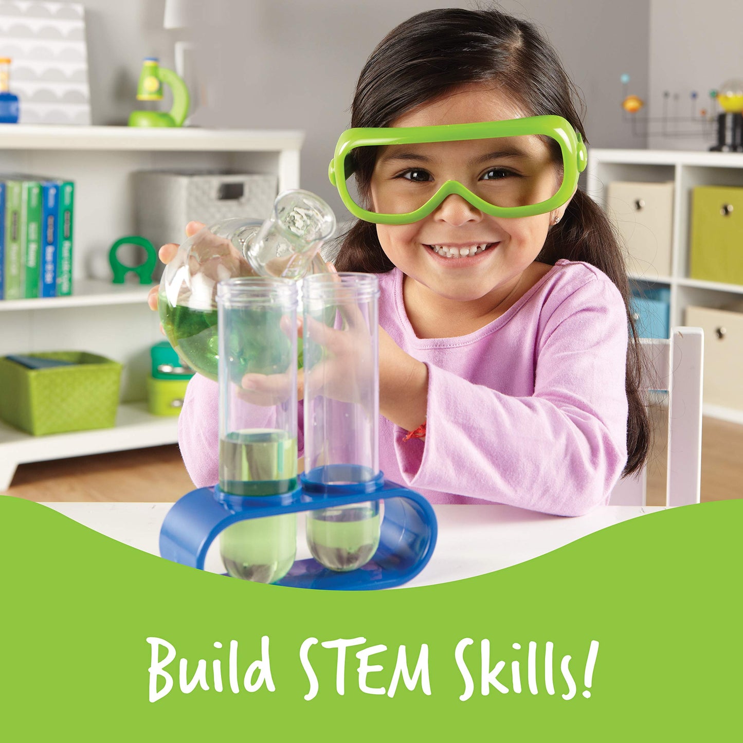 Learning Resources Primary Science Deluxe Lab Set - 45 Pieces, Ages 3+, Preschool Science Kit Toys, STEM Toys, Experiments for Kids