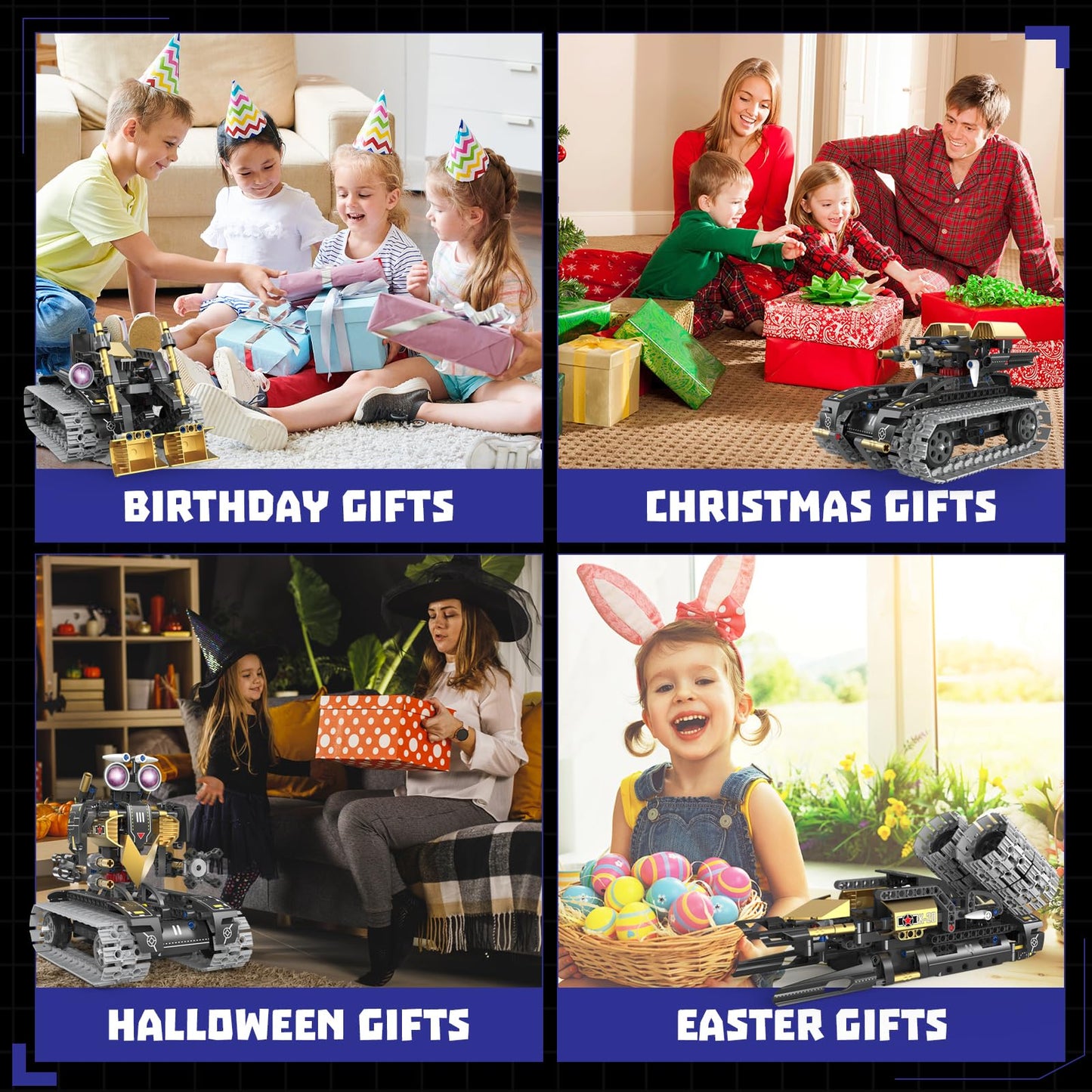 Ansnibe Robot Building Kit with APP/Remote Control STEM Gifts for Boys Age 6-16,Technic Coding Robotic Toys for Kids Birthday, Buildable 5in1 Models with 323+ Pieces