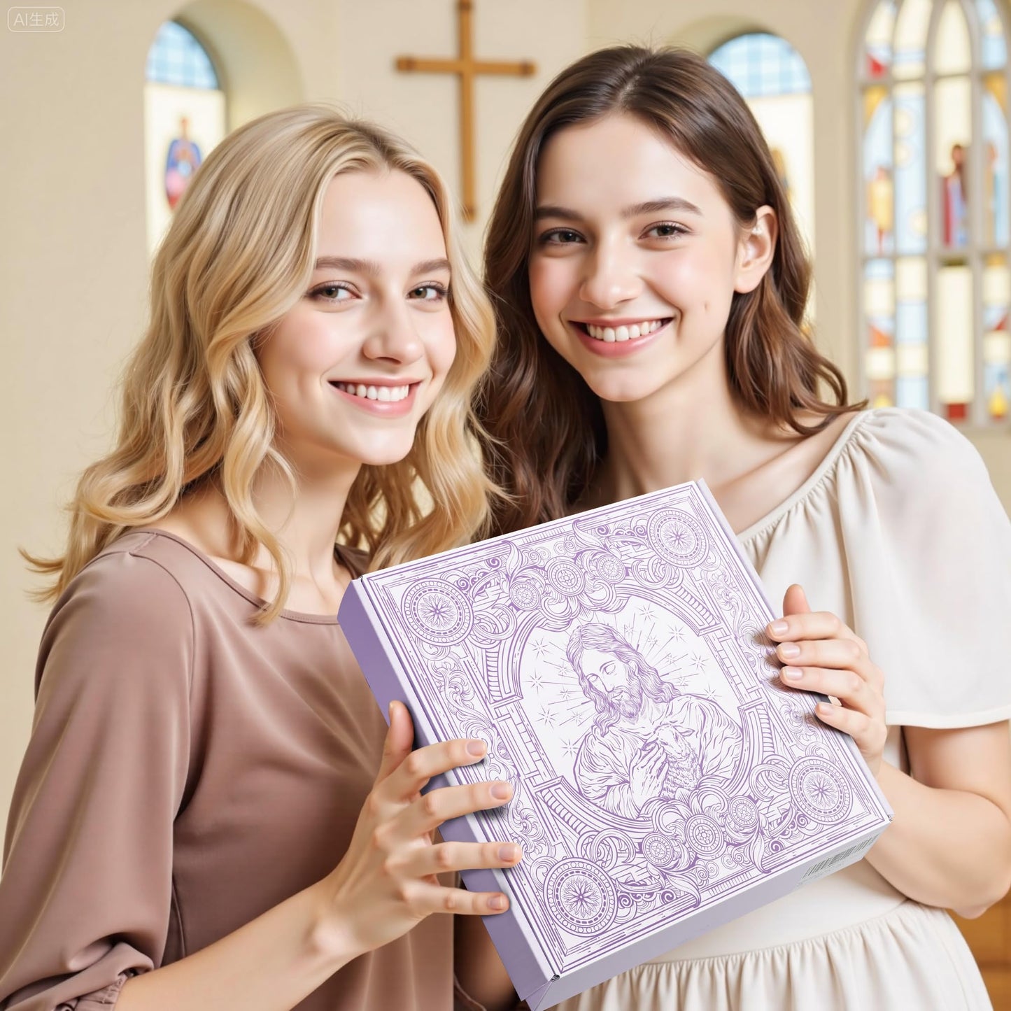 Bible Study Supplies Journaling Kit for Women,Bible Study Kit with Highlighters No Bleed,Journal Notebook Tabs Large Pencil Case, Accessories Set for Women Teens Beginner, Christian Gifts (purple)