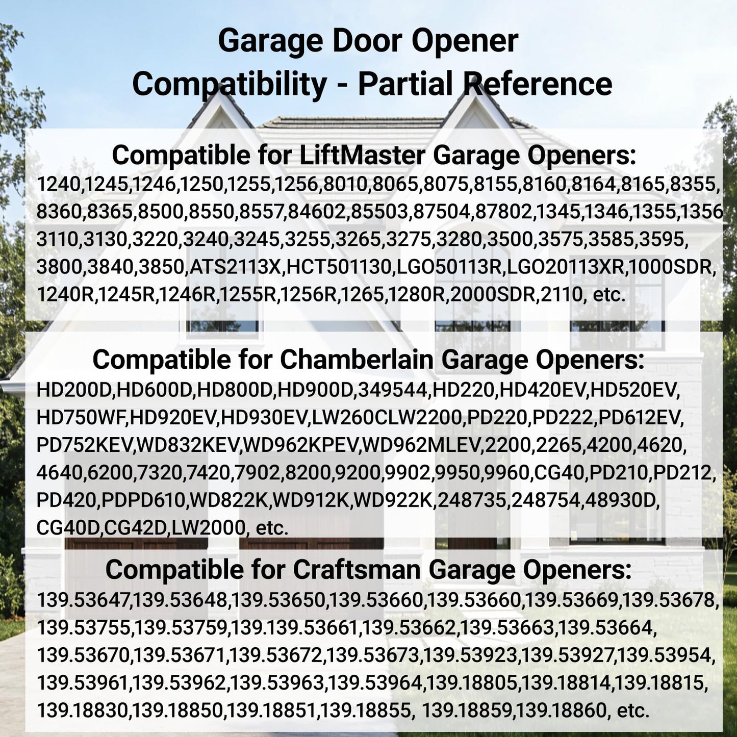 XDTKML Garage Door Opener Keypad Replacement for Liftmaster Chamberlain Craftsman Garage Door Opener Keypad Compatible with Purple/Red/Orange/Green/Yellow Learn Button Since 1993 - Black Shell